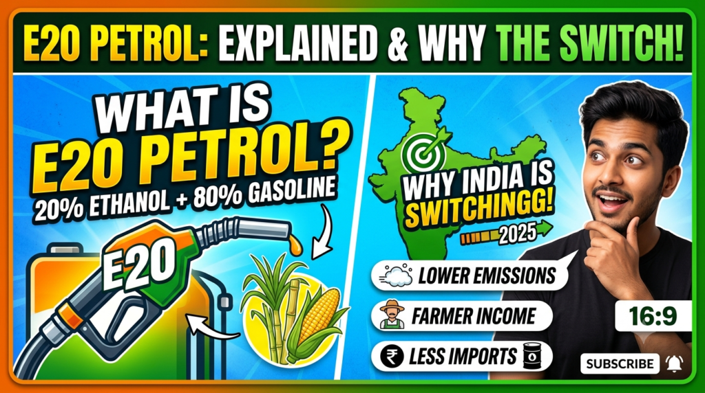 What is E20 Petrol and Why Is India Switching to It?